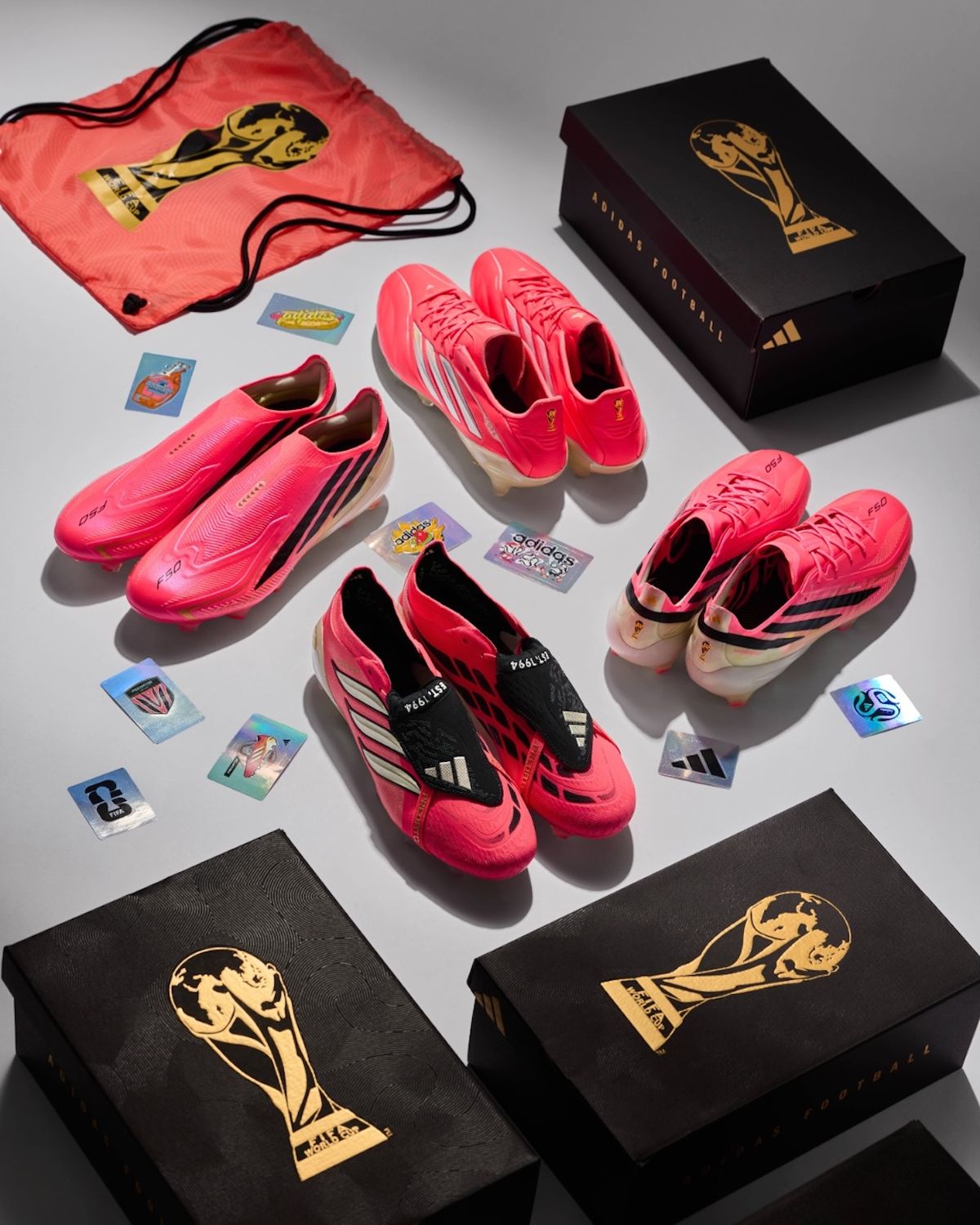 Pack Adidas Road to Glory en color Solar Turbo para el Mundial 2026