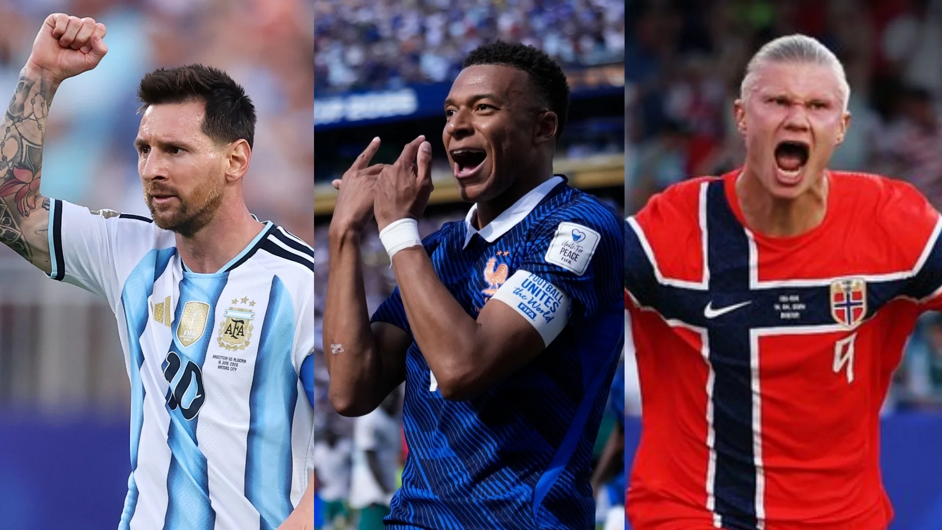 Los máximos goleadores del Mundial 2026: Messi, Mbappé y Haaland lideran la tabla de anotadores