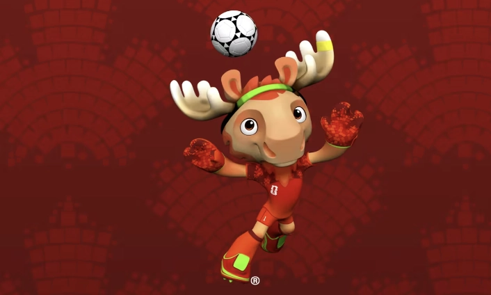 Maple, el alce mascota del Mundial 2026 que representa a Canadá